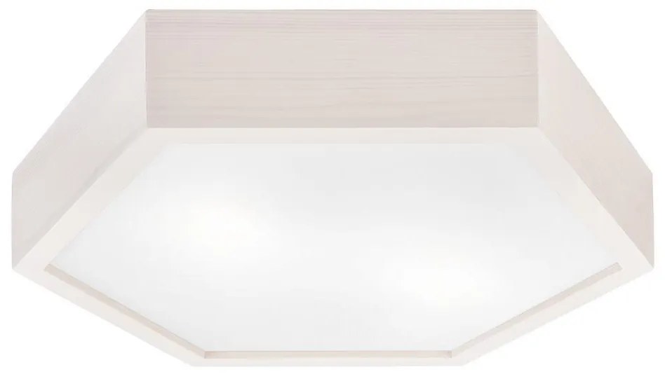 Mennyezeti lámpa HEX 2xE27/60W/230V á. 43 cm fenyő fehér