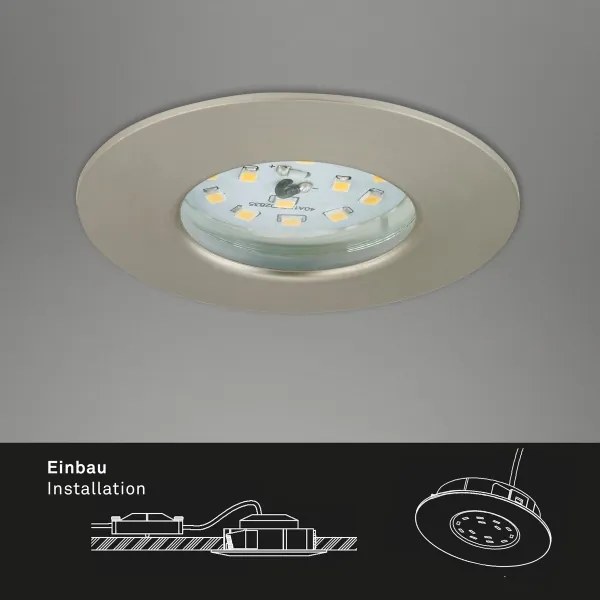 Briloner 7231-032-KÉSZLET 3x LED dimmelhető fürdőszobai lámpa LED/5,5W/230V IP44