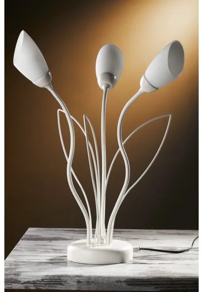 Jupiter 2060 - Asztali lámpa GLORIOSA 3xG9/14W/230V krémszínű