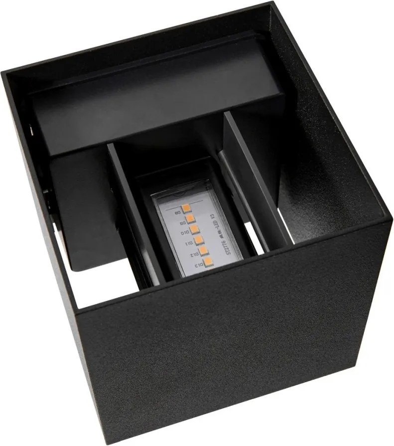 NORDLUX 2418331003 MILDA Modern Kültéri Fali Lámpa Fekete LED IP44
