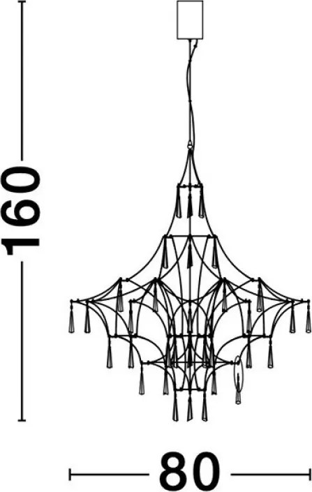 NOVALUCE 9116820 Modern Led Függesztett Lámpa LED IP20