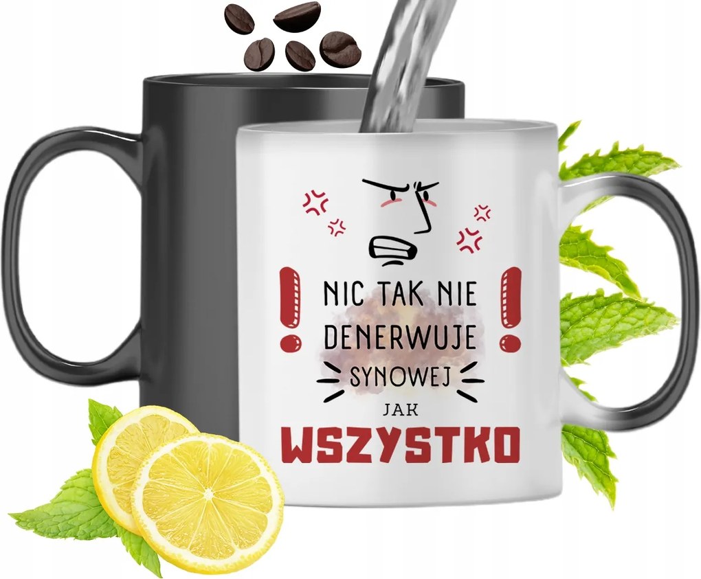 Mágikus Bögre Menyének Színváltós Nyomtatott Fényképpel