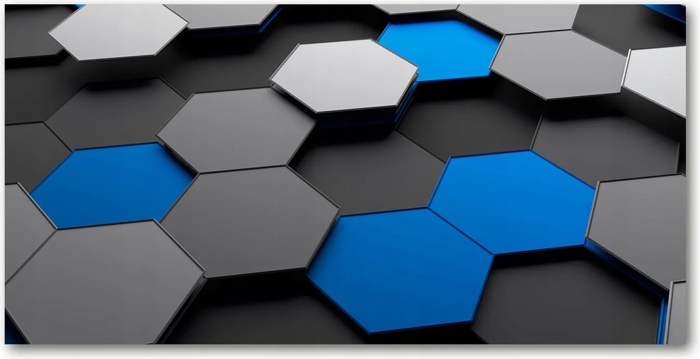 Fotó kép edzett üveg Absztrakt 3D 140x70