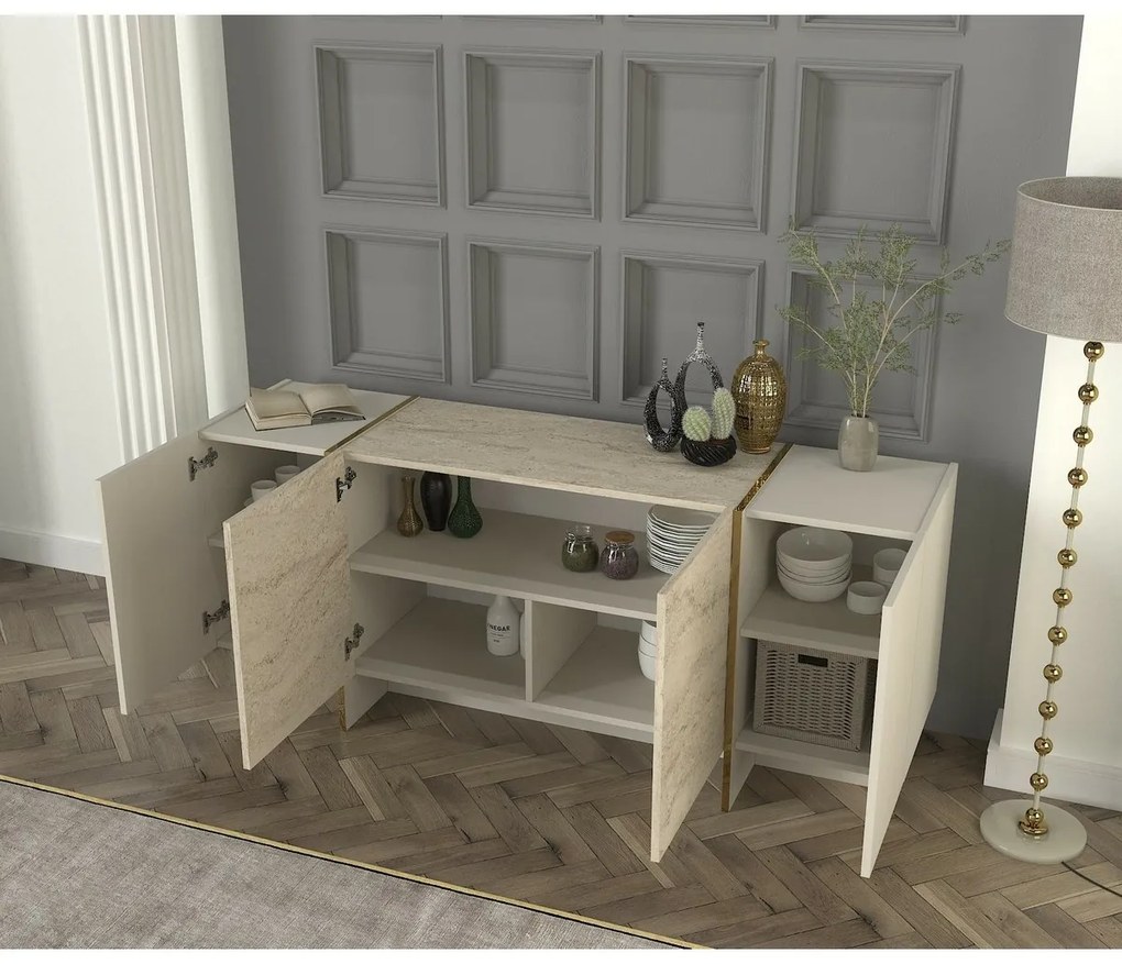 Veyron Travertine and Sandstone szekrény