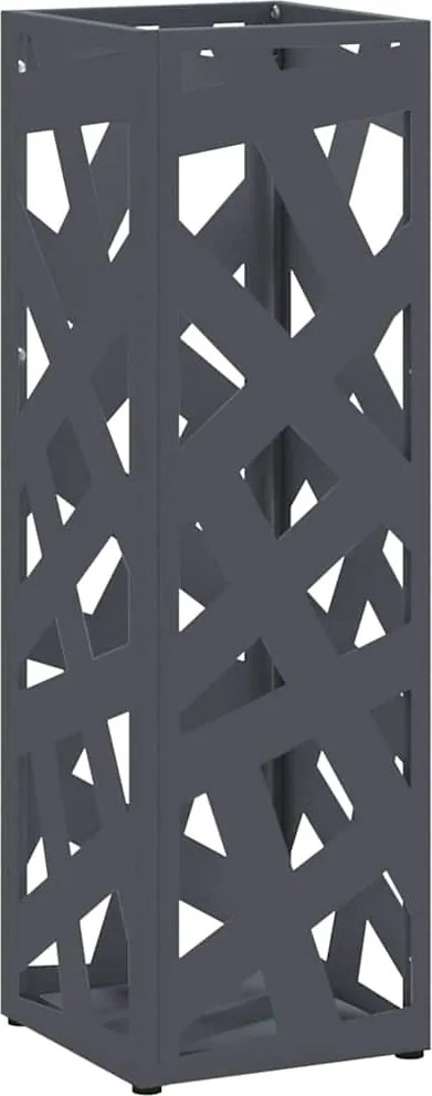 vidaXL Napernyő Állvány tárolóval Antracit 15,5 x 15,5 x 49 cm Fém