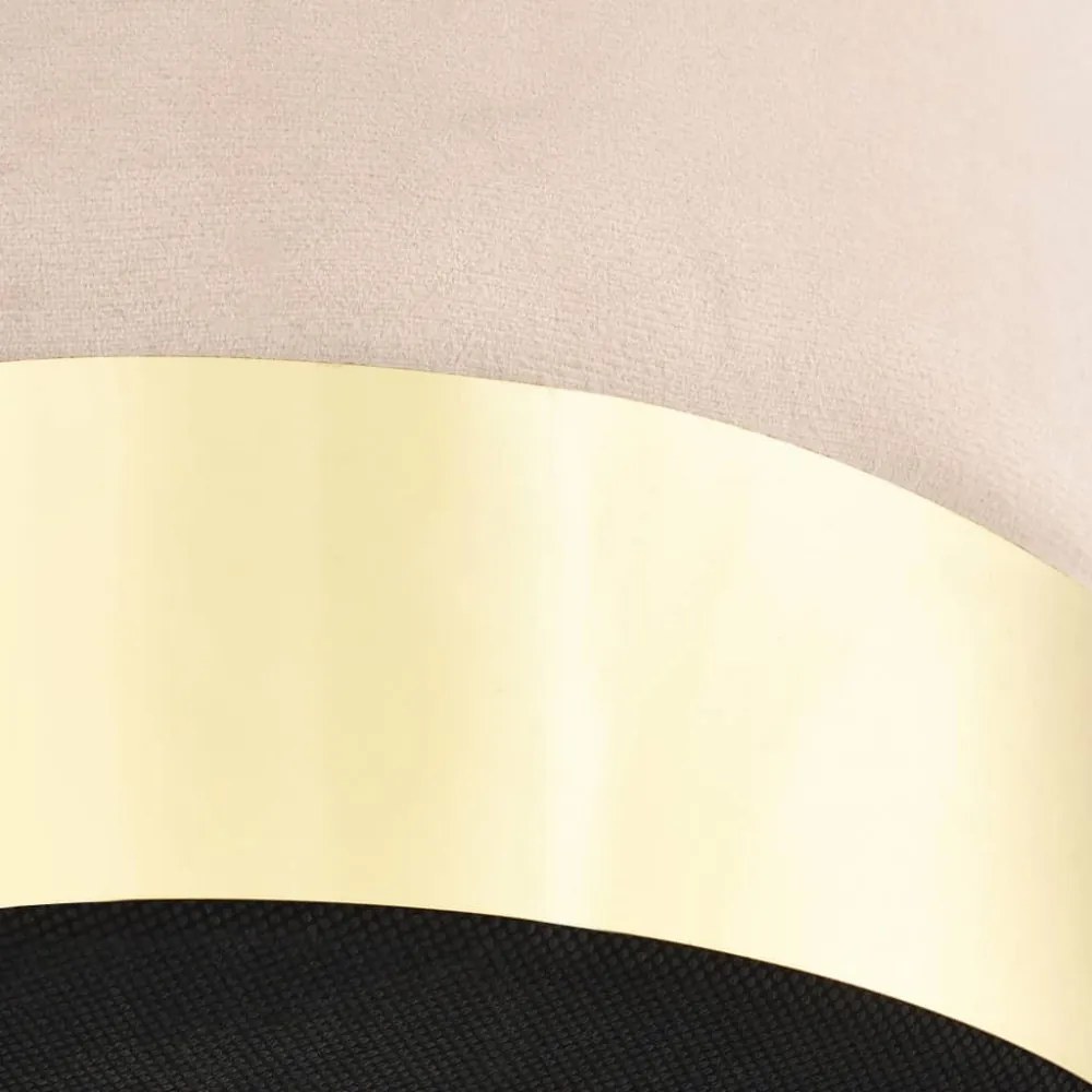 barack- és aranyszínű bársony ülőke 28 x 36 cm