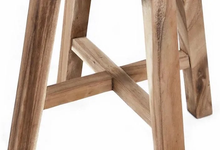 DIVERO Kerti szék masszív SUAR fa 33 x 49 cm