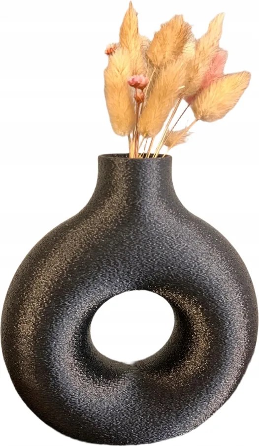Modern Váza "Donut" 3D nyomtatás Dekoráció Ajándék különböző színek