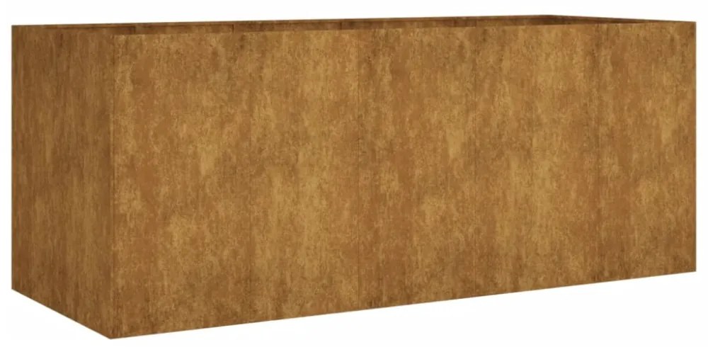 corten acél kerti magaságyás 200x80x80 cm