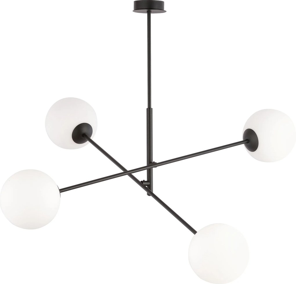 Emibig modern függeszték linear fehér fekete emi1169/4