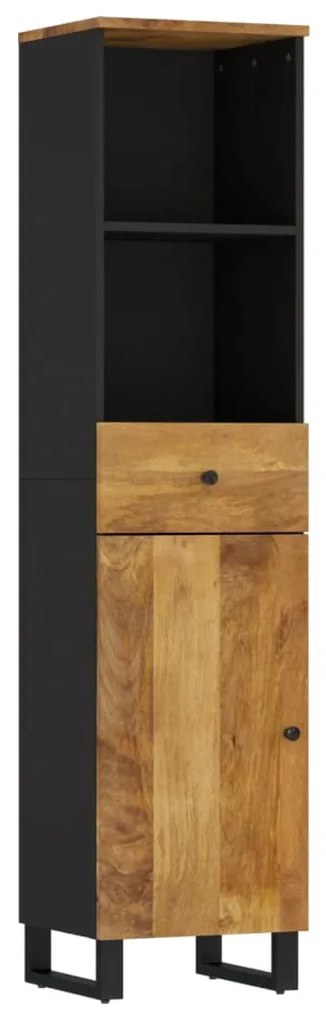 Tömör mangófa fürdőszobaszekrény 38 x 33 x 160 cm