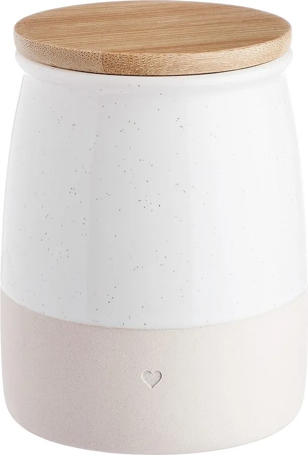 ME TIME kerámia tárolódoboz, fehér 330ml