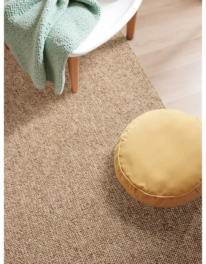 Világosbarna mosható szőnyeg 200x290 cm Rocco Caramel – Elle Decoration
