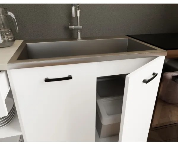 ARLEN 180 cm fehér konyhabútor