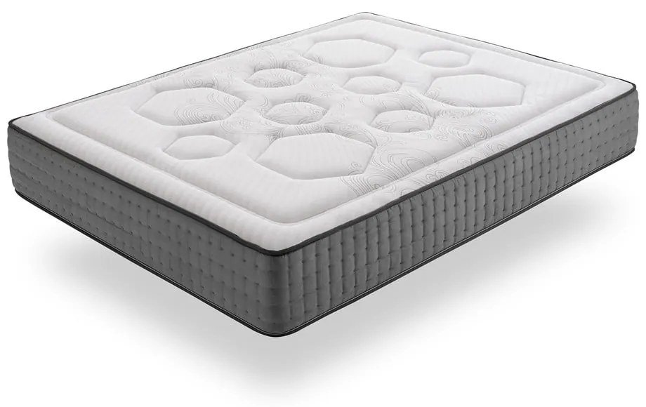 Kemény-közepes keménységű kétoldalas rugós matrac 160x200 cm Hexacare Bagged Springs – Moonia