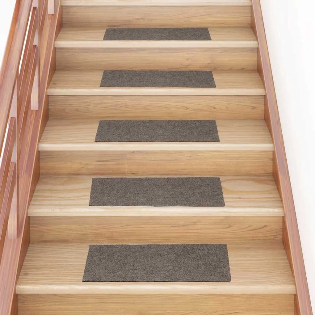 öntapadós lépcsőszőnyegek 30 db 60 x 25 cm bézs téglalap alakú