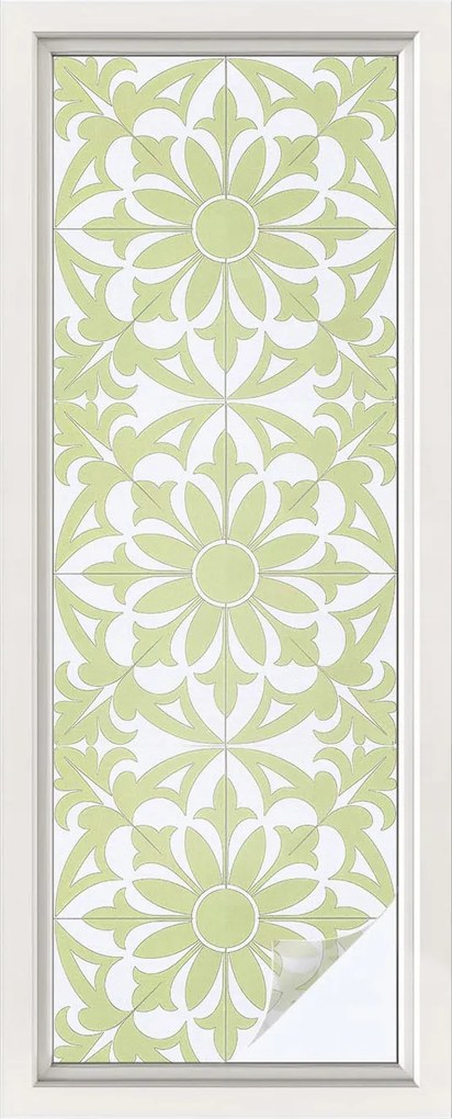 Furnérfólia Adatvédelem Szélvédőkhöz és Ablakokhoz Zöld dísz 50x146