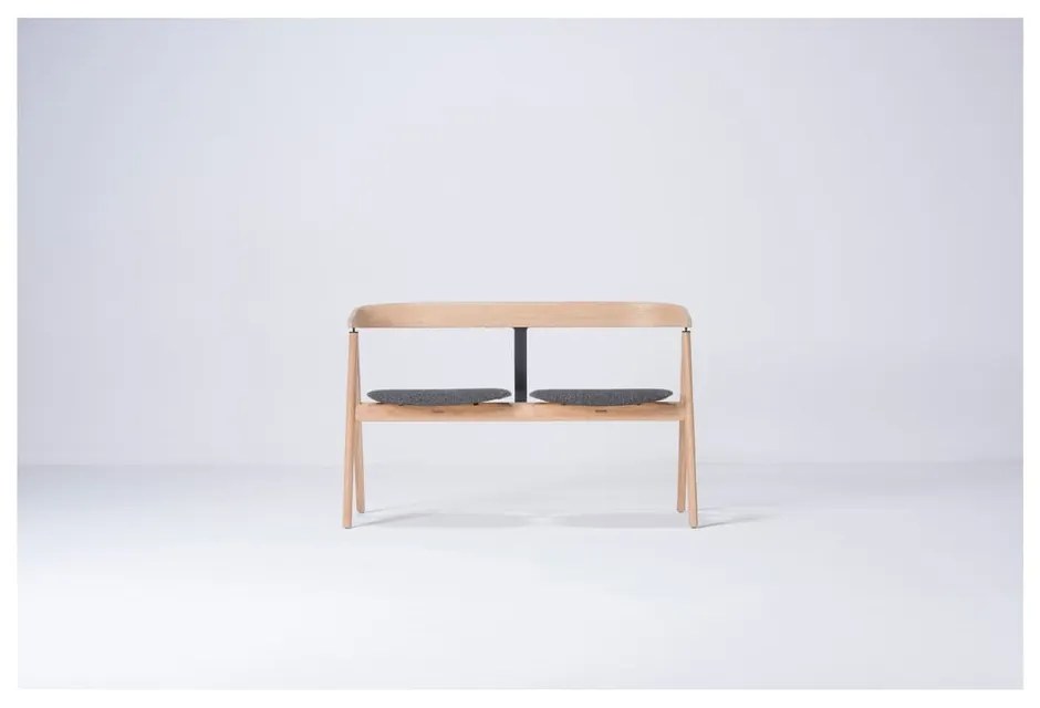 Ava tölgyfa pad szürke ülőkével - Gazzda