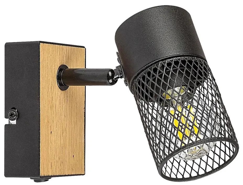 Rabalux 71151 - Fali spotlámpa METTA 1xE14/40W/230V tölgy