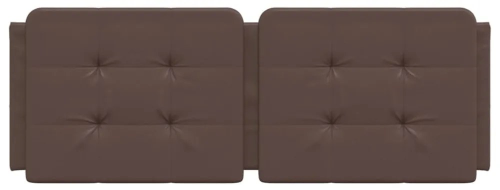 barna műbőr fejtámla párna Zadar 120 cm