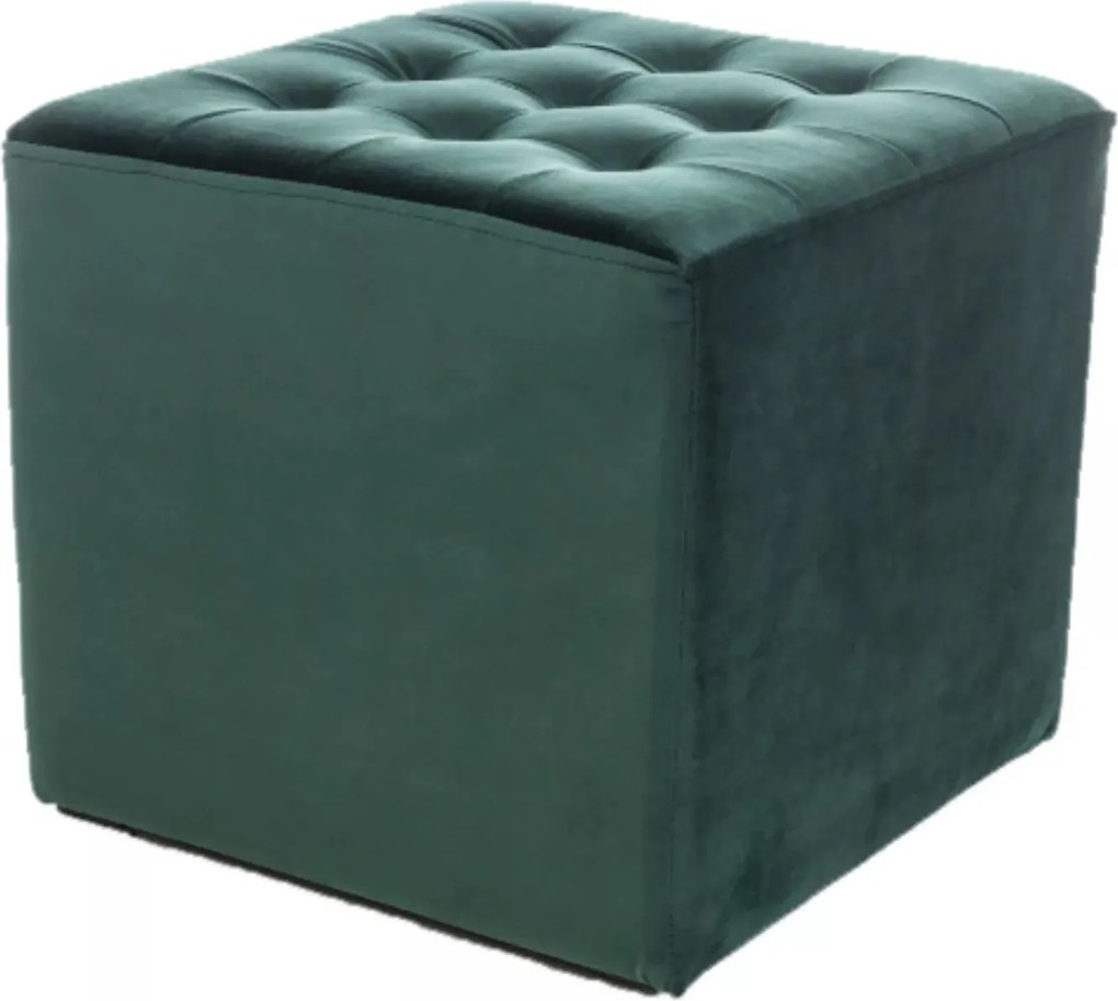 Lori Velvet puff, zöld, Sig nappaliba