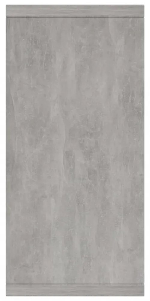 betonszürke szerelt fa tálalószekrény 88 x 30 x 65 cm