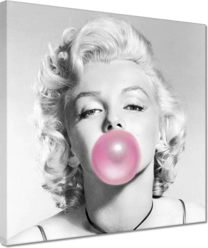 Vászonkép 30x30 Marilyn Monroe gumival