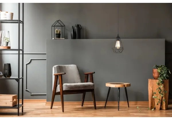 Globo 15745H - Csillár zsinóron ZACHARY 1xE27/60W/230V átm. 17 cm