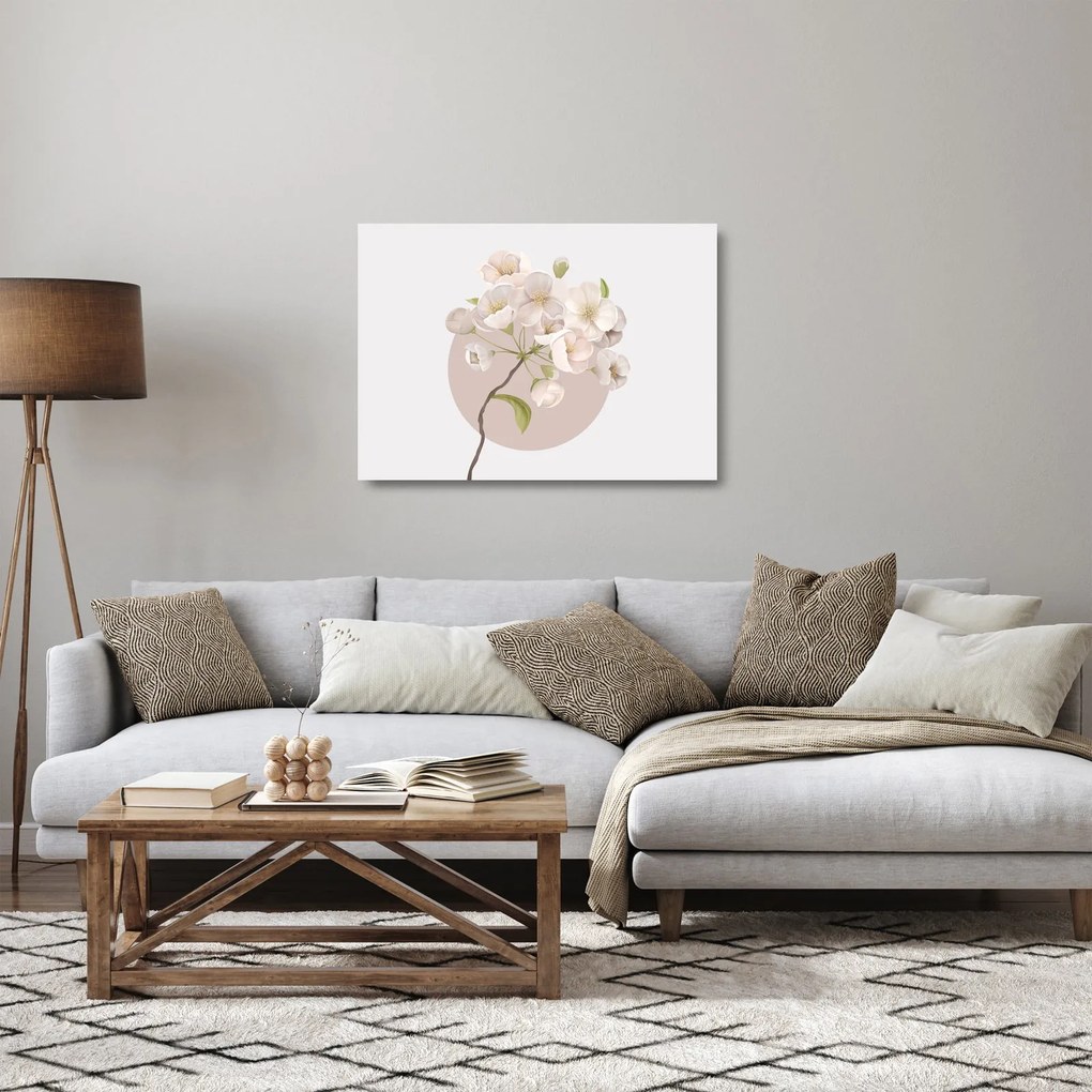 Üveg kép - Virágzás kegyelemmel N⁰2 (70x50 cm)