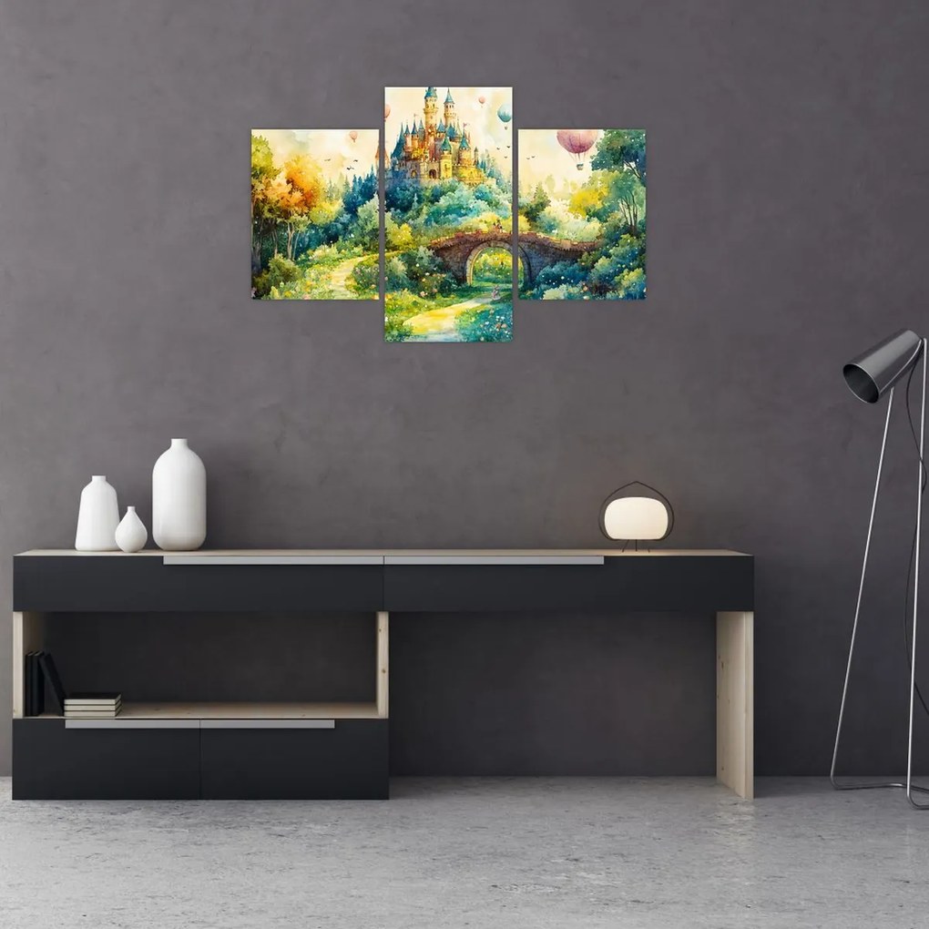 Kép - Mesebeli kastély (90x60 cm)