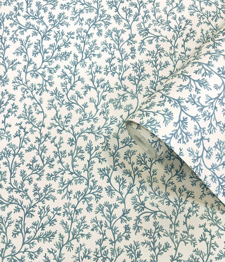Holden Decor Wanderlust Posidonia kék korallos vlies tapéta – 92042