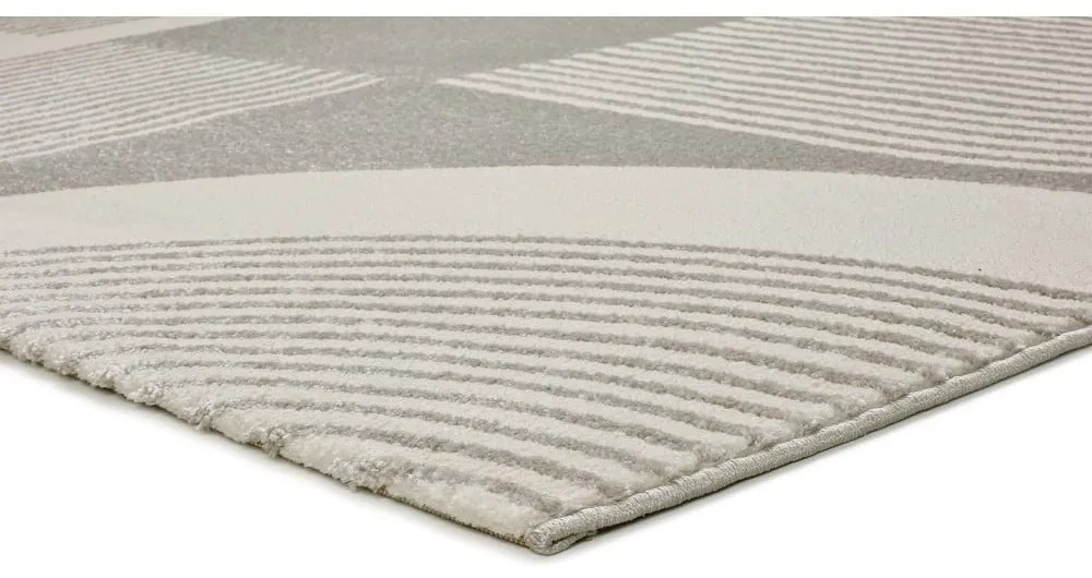 Világosszürke-elefántcsont színű szőnyeg 160x230 cm Flora – Universal