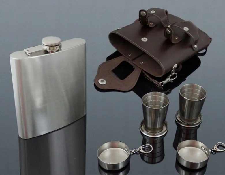 Csípő Lombik XXL 540 ml 2 Pohár Bőr 3920