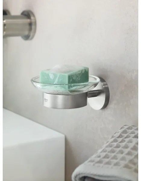 GROHE 41193DC0 - START szappantartó tál tartóval, rozsdamentes acél