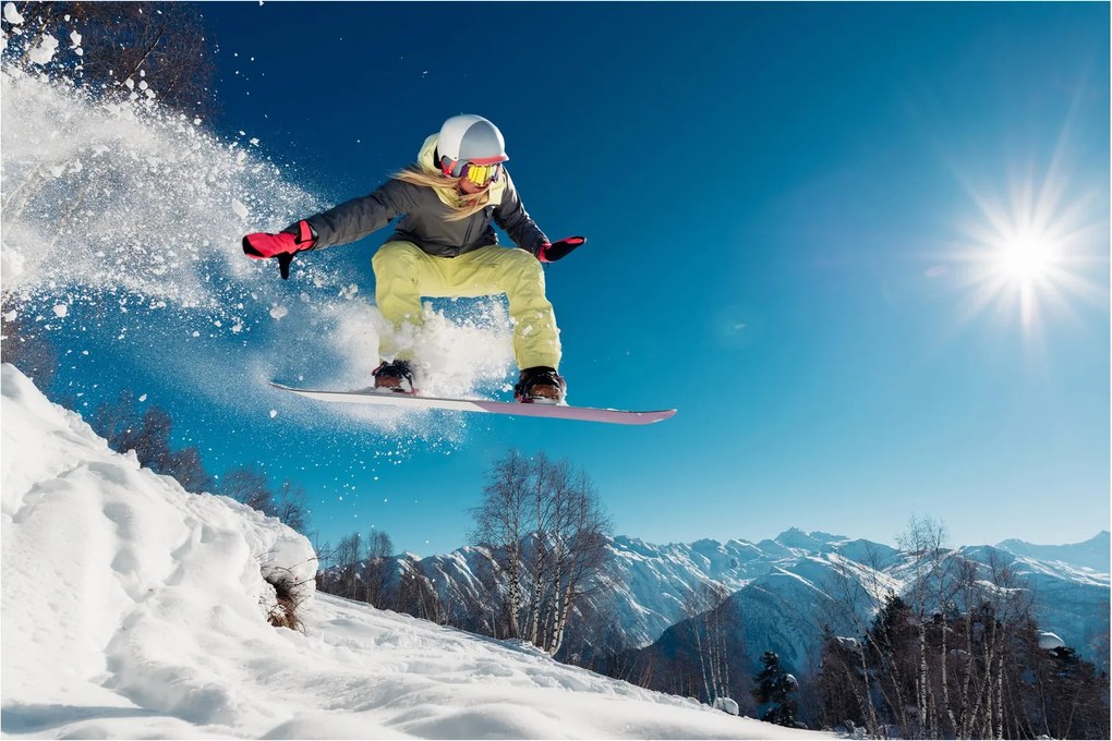 Kép - Snowboardos (90x60 cm)