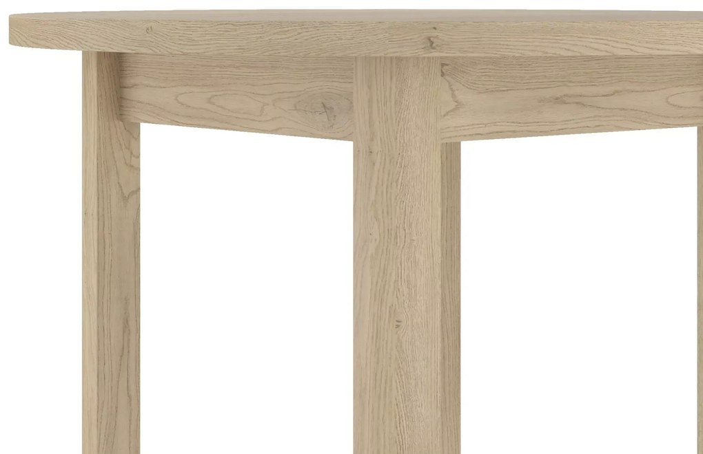 Kerek étkezőasztal ADAM 80x80 cm, Cremona Torro tölgy dekoráció