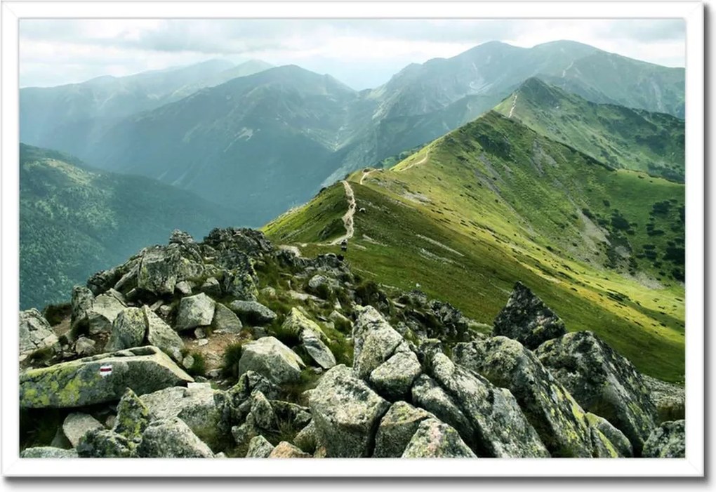 Poszterek keretben 60x40 Tátra csúcs