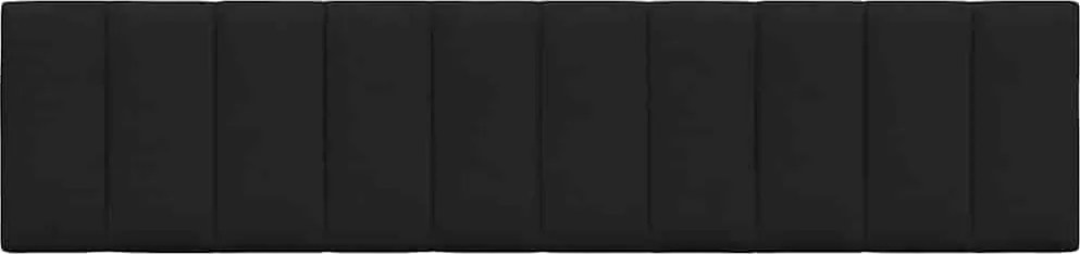 fekete szövet fejtámla párna Hanko 200 cm