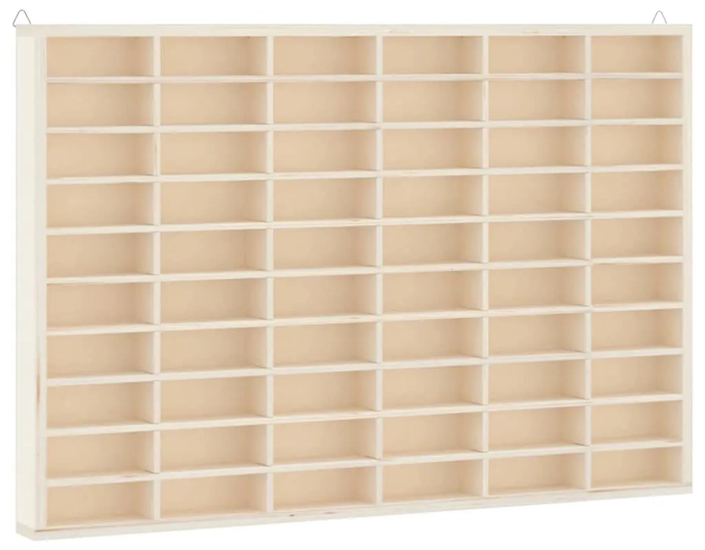 fa gyűjtői vitrin 60 rekesszel 60x4,5x40,5 cm