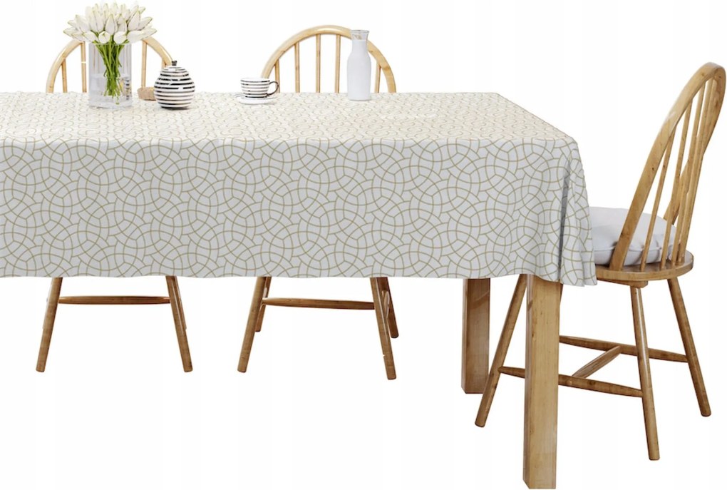 Abrosz Asztalra 140x320 Arany Mintás 4137A