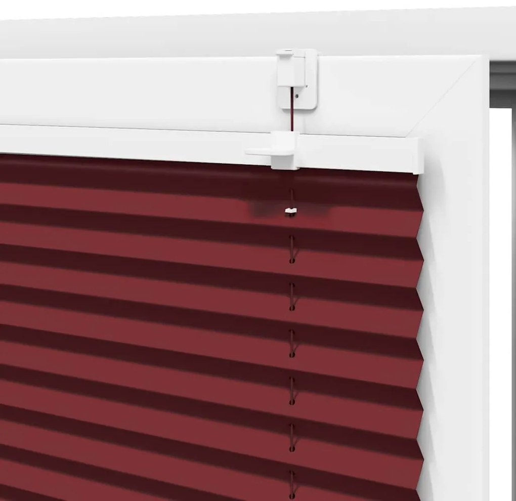 pliszírozott redőny Bordeaux piros 60x100 cm Szövetszélesség