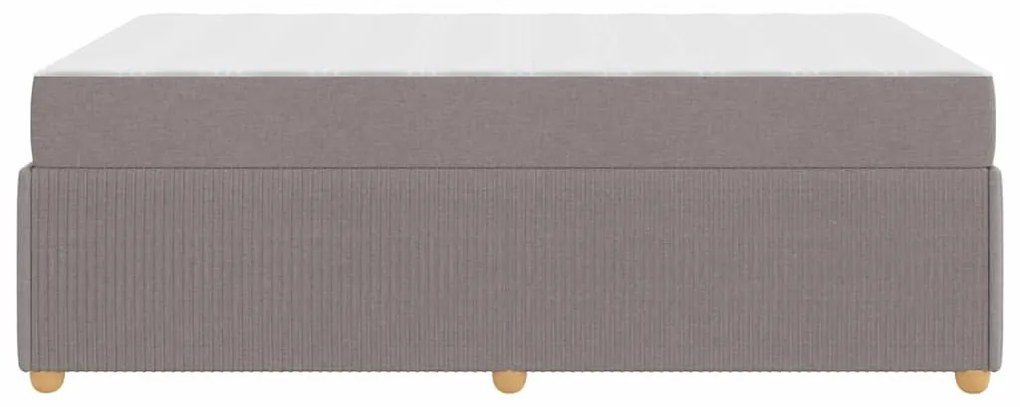 Ágykeret matraccal matracmal Tópszínű 120 x 190 cm szövet