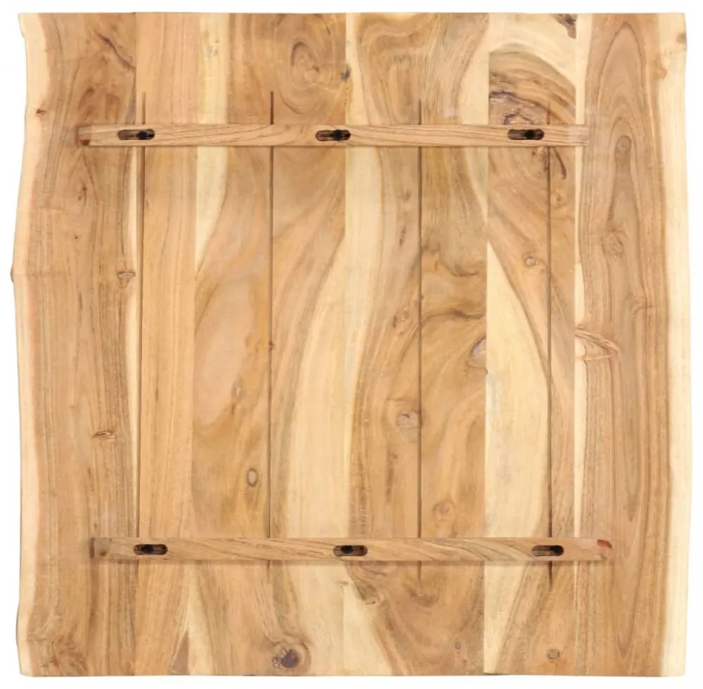 tömör akácfa asztallap 58 x (50-60) x 2,5 cm
