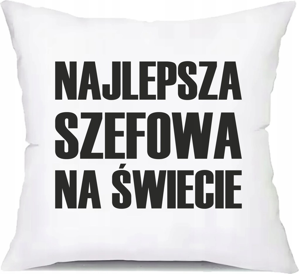 Párna A világ legjobb főnöke Munkatárs Vicces Kedves Ajándék
