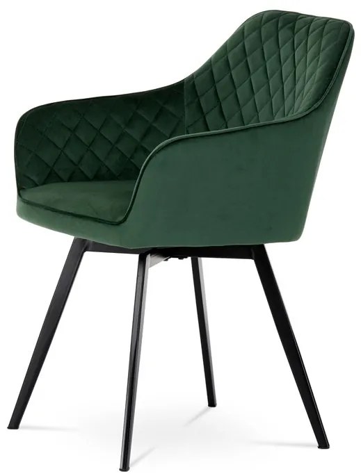 Zöld Bársony Étkezőszék. DCH-425 GRN4