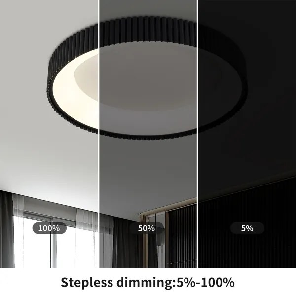 BRILAGI - LED dimmelhető mennyezeti lámpatest FALCON MODERN LED/54W/230V 60 cm fekete + távirányító
