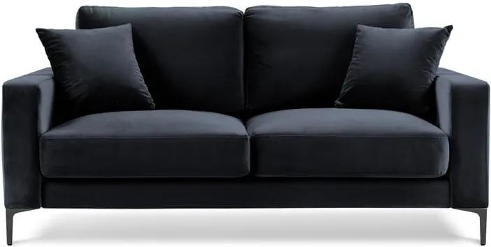 Harmony sötétkék bársony kanapé, 158 cm - Kooko Home