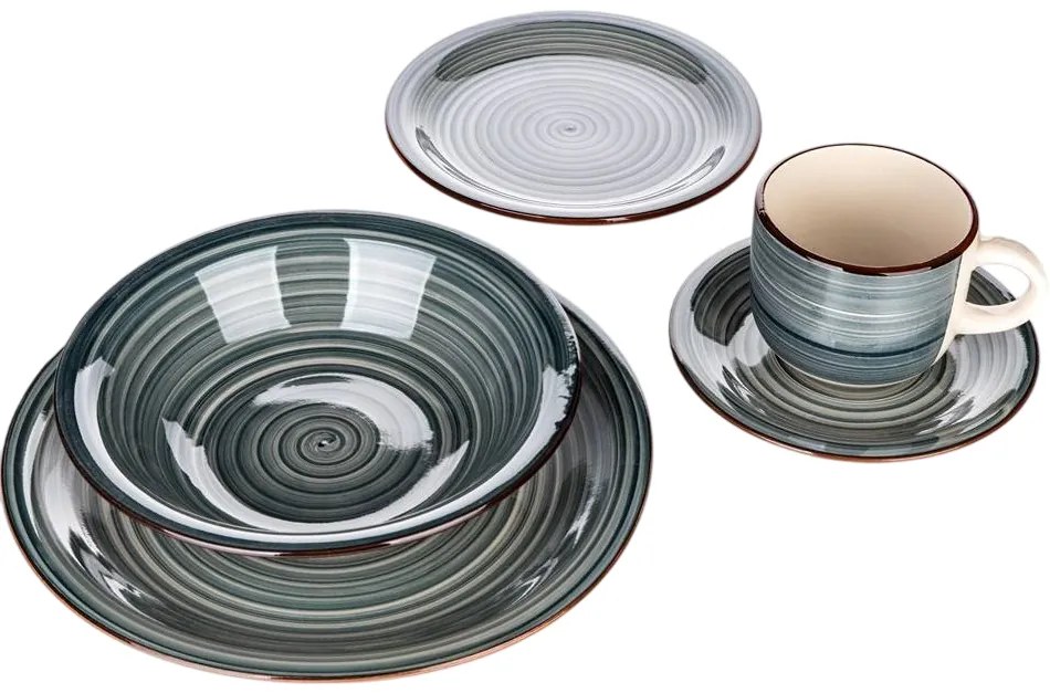 Banquet Spiral Blue 30 db-os étkeszlet