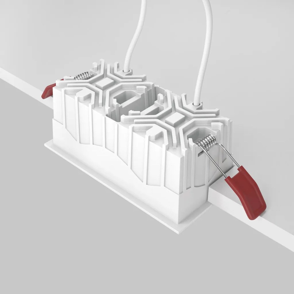DL043-02-10W3K-SQ-W Alfa LED Alumínium Süllyesztett Lámpa Fehér Színű LED 20 W 3000 Kelvin 1000 Lumen IP20