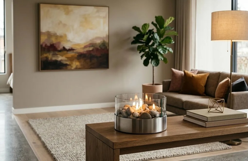 Burn olajlámpa / asztali kandalló - Philippi